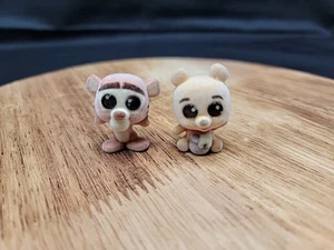 Disney Doorables Whinnie Pooh And Tigger Flocked Mini Figures - Picture 1 of 5