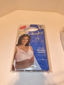 2-Playtex 18 Stunden Original Komfort Träger BH ohne Bügel Style 4693 Weiß Shirt 42C - Bild 1 von 7
