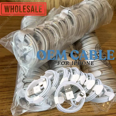 LOTE de cable de carga cargador rápido USB de 6 pies/3 pies para iPhone 14 13 12 11 8 7 6 SE Foto 1 de 4