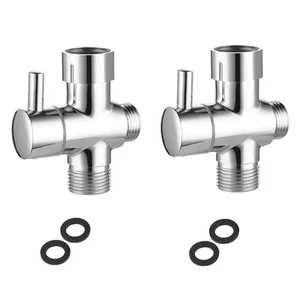 Bidet T Valve T adapter Toilet Bidet with Shut off T Valve 7/8 T adapter or 1... - Picture 1 of 3