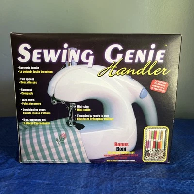 Sewing Genie Professional Style Mini Portable Sewing Machine, Vintage 2001, New - Image 1 of 3