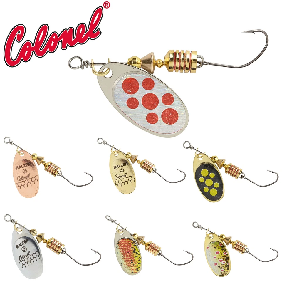 Balzer Colonel Z Spinner Einzelhaken | Alle Farben | 1,5g 3g 4g 6g Forellenköder - Bild 1 von 1