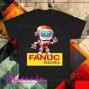 Brand New Fanuc Robotics Logo American T-Shirt Funny Size S to 5XL - Picture 1 of 5