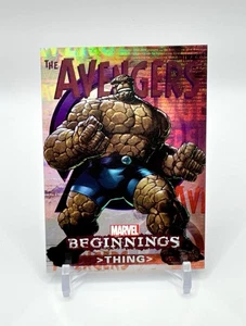 The Thing 2012 UD Marvel Beginnings Series III Avengers Hologram Card SSP Rare - Picture 1 of 2