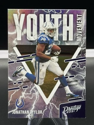 2021 Panini Prestige Jonathan Taylor #YM-4 Youth Movement Football Card - Colts - Image 1 of 2