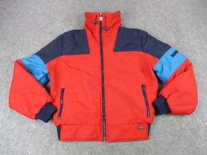 VINTAGE White Stag Ski Jacket Mens Medium Red Blue Thinsulate Colorblock 90s - Picture 1 of 10