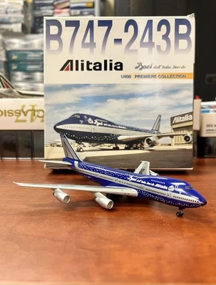 Alitalia Boeing 747-200 Dragon Wings 1:400 REG: I-DEMF Baci da Alitalia Colors - Image 1 of 4