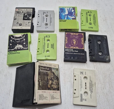 Lot of 5 Jethro Tull Cassette Tapes Plastic Slip Sleeve Case Green/War Child/+ - Image 1 of 4