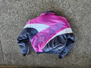 Vintage Polaris Snowmobile Racing Puffer Jacket Size M 90s - Picture 1 of 7