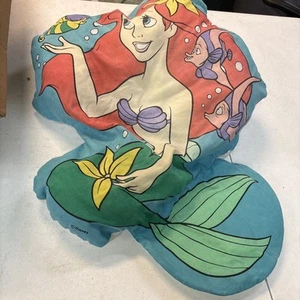 Vintage Disney Little Mermaid Ariel Full Body Pillow RARE HTF - Picture 1 of 5
