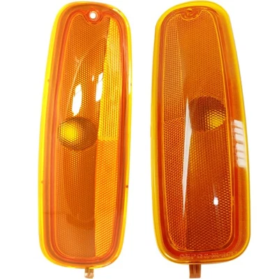 For 1996-2002 Express 1500 Marker Front Amber Plastic SET PAIR - Image 1 of 4