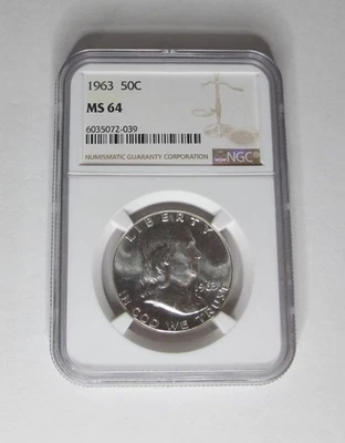 1963 U.S. Proof Half Dollar * Benjamin Franklin * NGC PR64 * No Reserve - Image 1 of 2