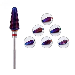 Brocas para uñas de carburo 3/32 fresas para manicura quitar gel eléctrico - Imagen 1 de 16