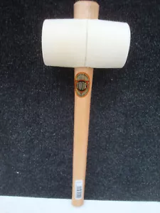THOR WHITE RUBBER MALLET WOODEN HANDLE 74MM FACE X 127MM 954W - Picture 1 of 1