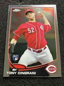 TONY CINGRANI #171 2013 Topps Chrome Baseball RC Rookie Card QTY Cincinnati Reds - Picture 1 of 2