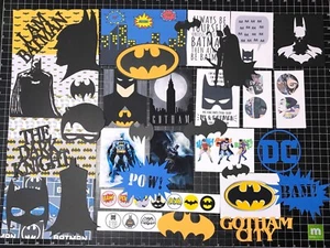 BATMAN Scrapbook Kit! Project Life, Paper, die cuts, Dark Knight, Joker, planner - Picture 1 of 1