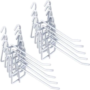 Stainless Steel Grid Wall Bracket Peg Board Display Hook for Panel for Supermark - Picture 1 of 5