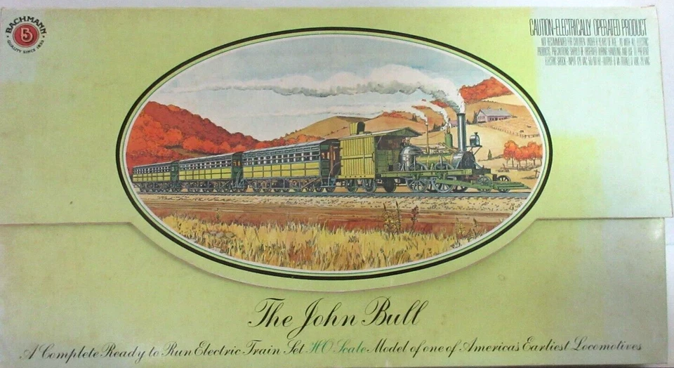 BACHMANN THE JOHN BULL ELECTRIC TRAIN SET # 40-140 HO SCALE - Image 1 of 4