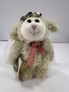 Boyds Bears #56030-01 5 pollici agnello ~ ornamento Lilith Angel Ewe ~ etichettato snodato - Foto 1 di 4