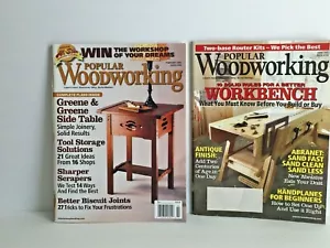Popular Woodworking Magazine February and June 2007 Lot 2 issues - Foto 1 di 6