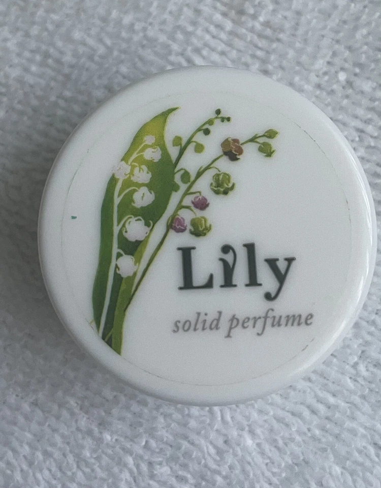 Crabtree & Evelyn Classic LILY Perfume Sólido Compacto Novo na Bolsa 0,08 oz - Imagem 1 de 1