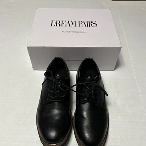 New In Box Deer Stags Kids Dress Shoes/Loafers,Black, Boys Size 13M US Lace Up - Picture 1 of 6
