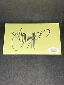 Christy Hemme WWE  Wrestling Signed Auto Autographed 3x5 Index Card ~ JSA COA - Picture 1 of 4