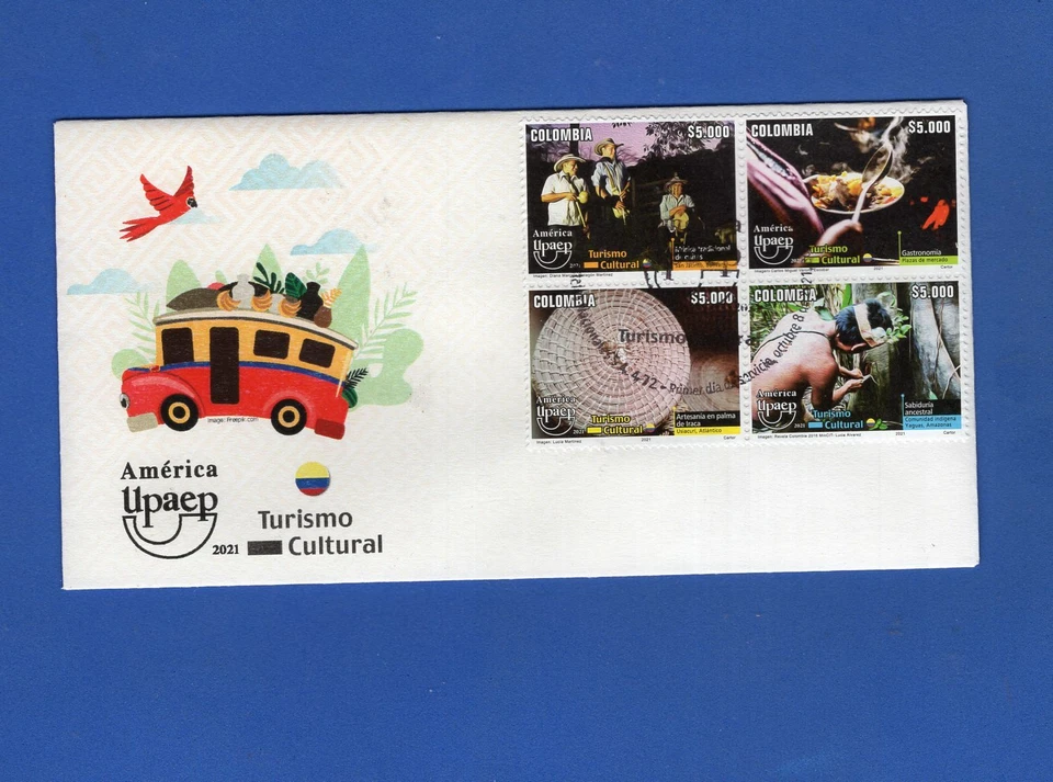 UPAEP - COLOMBIA, 2021, FDC Foto 1 de 1