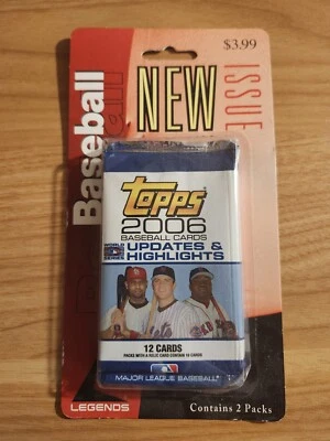 2006 Topps更新和亮点棒球-2个密封包12张每包 — 第 1/3 张图片