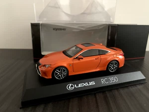 Kyosho Lexus RC 350 F Sport Coupé LAVA ARANCIONE Met modellino auto 1:43 IMBALLO ORIGINALE modellino auto - Foto 1 di 14