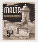(GBG80) 1965 Malta 5d fortification (C)