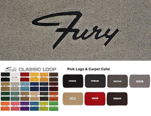 Lloyd Mats Classic Loop Plymouth Fury Custom Front Floor Mats (1957-1968) - Picture 1 of 7