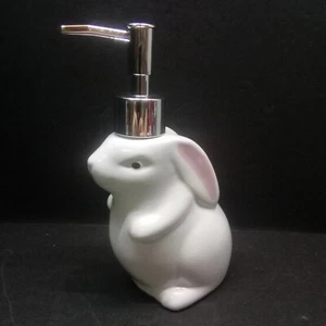 Whimsical New 🌷 Easter Bunny Rabbit Hand Soap Kitchen Bath Dispenser Ceramic - Picture 1 of 5