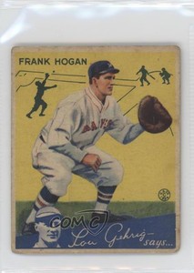 1934 Goudey Big League Chewing Gum R320 Frank Hogan #20
