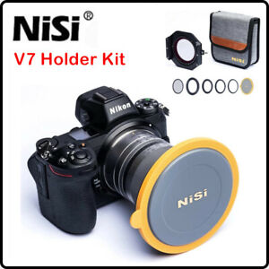 NiSi V7 100mm Filter Holder Kit Bracket True Color CPL 3 adapter Ring Lens Cap