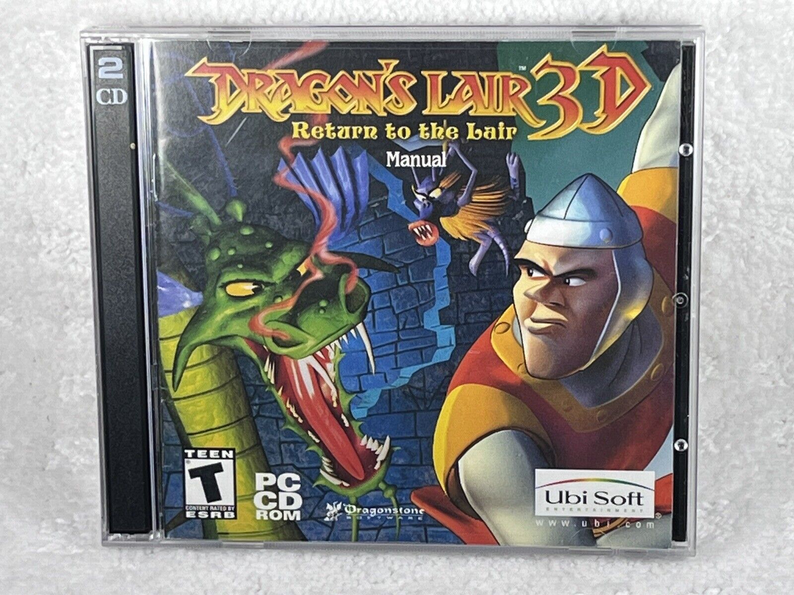 Dragon's Lair 3D: Return to the Lair (PC, 2002, Jewel Case) Super Minty Discs!