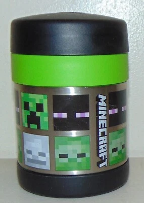 Minecraft Funtainer Vacuum Insulated Thermos Lunch Box Food Jar 10 oz - Image 1 of 4