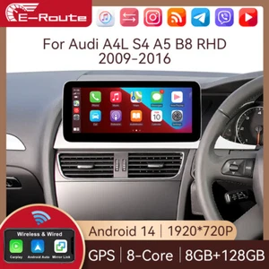 For Audi A4 8K B8 A5 8T MMI 10.25" Touchscreen Android DAB Navigation CarPlay 4G - Picture 1 of 19