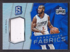 2015-16 Panini Spectra Basketball Franchise Fabrics Jersey #5 Chris Paul 19/49 