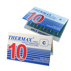 1xTMC 10 Streifen für THERMAX Temperaturetikett 10 Stufen Bereich C 132-182°C/270-360°F