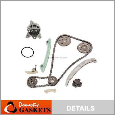 Timing Chain Kit Water Pump Fits 05-11 Ford Focus Transit Mazda 3 2.0L DURATEC - Image 1 of 4