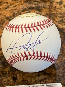 David Ortiz signed 34/34 baseball JSA - Picture 1 of 4