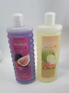 Avon Senses Fall Classics Bubble Bath MELA ORCHIDEA FRESCA/FICO CONFORTANTE 24 oz - Foto 1 di 4