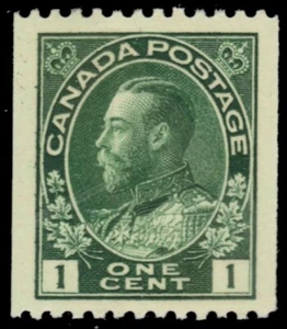 CANADA 131 - King George V "Admiral" 1915 Dark Green - Wet Print (pb71223) - Picture 1 of 1