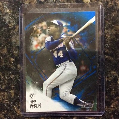 2024 Topps Update AC-5 Hank Aaron Blue Parallel All Class Braves - Image 1 of 2