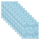 Self Adhesive Waterproof Brick Wall Stickers Sound Insulated Panels (10Pcs)