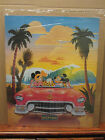Affiche décapotable vintage Mick 'n Min Disney Cadillac 2327