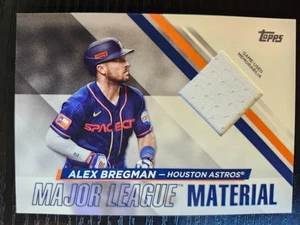 2024 Topps Alex Bregman Major League Material Relic #MLM-AB Astros - Imagen 1 de 2