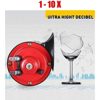 1-10X Tren Fuerte 300DB Bocina Super Moto Impermeable Coche Camión SUV Barco Foto 1 de 4