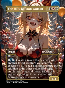 The Jolly Balloon Woman - MTG Anime Custom - Playtest - Picture 1 of 3